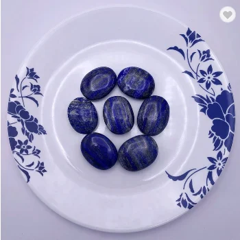Lapis Lazuli Palm Stone Cristal Polished Gemstone