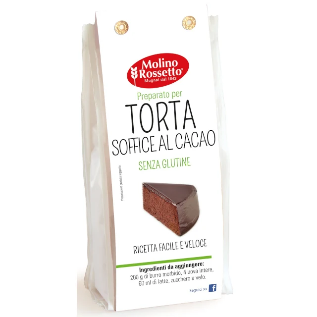 High quality Mix for cocoa cake - gluten free - made in Italy