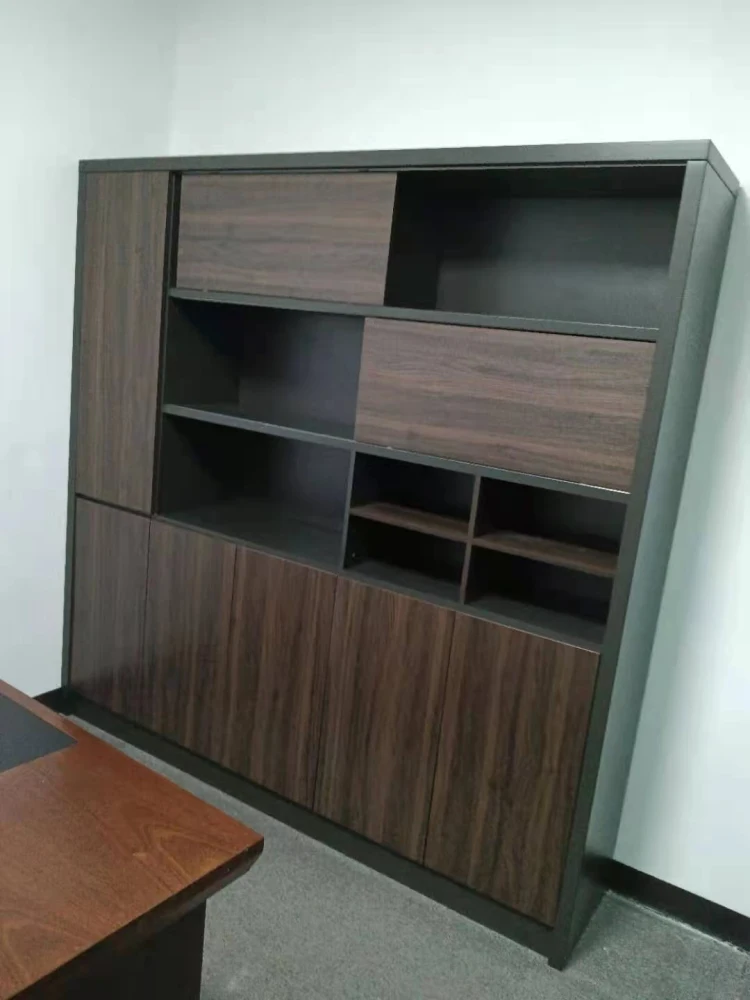 Modern design manufacture office furniture MDF office bookshelf New model filing cabinet IN STOCK