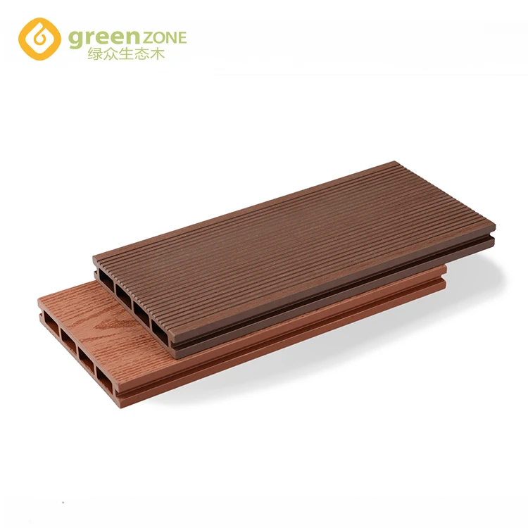 Anti-scratch composite deck outdoor tile eco decking wood grain