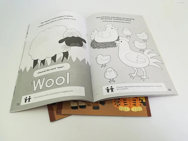 Малайзия высокое качество пользовательская печать книг детская книга/цветная книга/Раскраска услуги печати