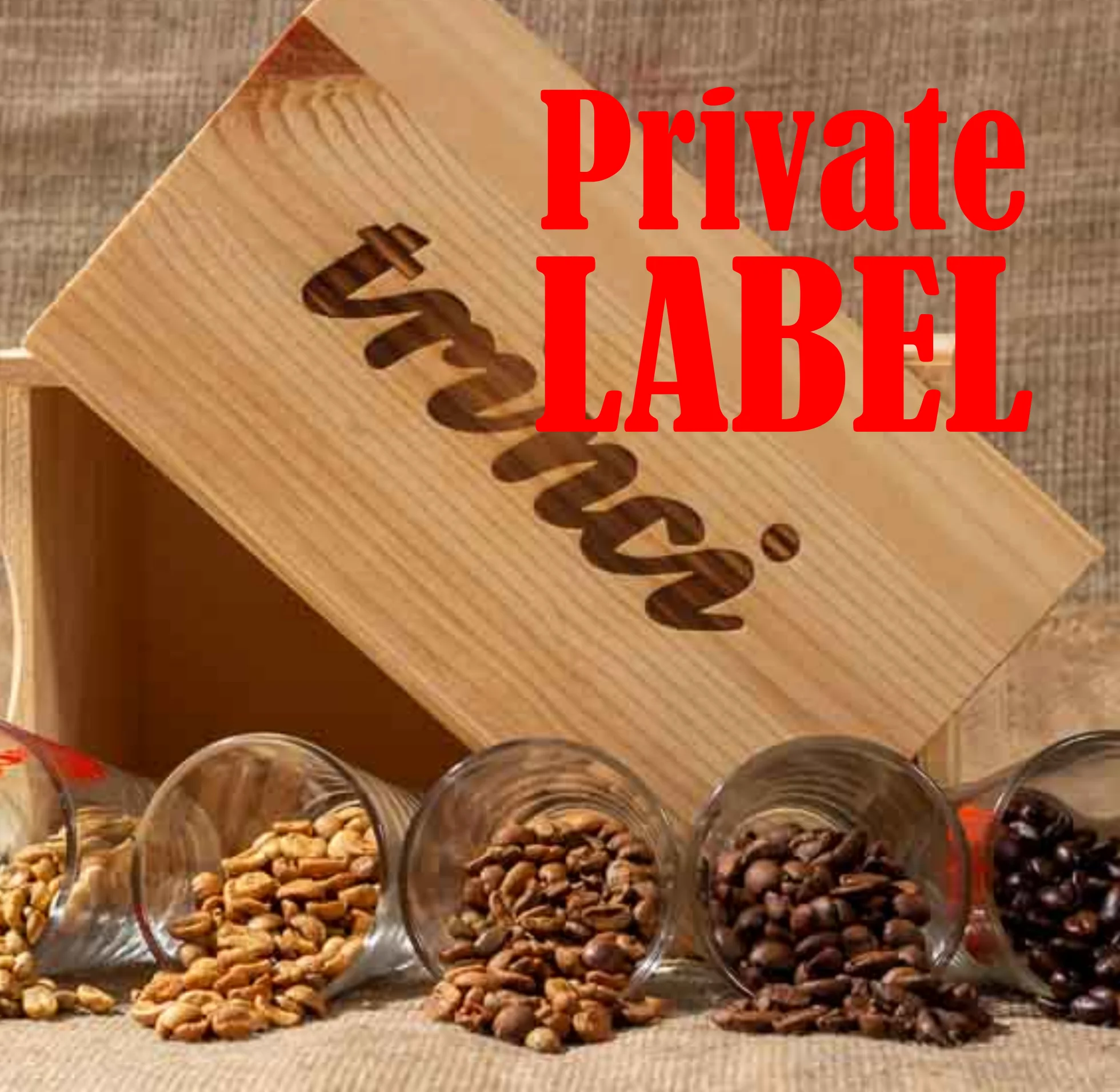 PRIVATE LABEL Made in Italy roasted Coffee beans blend FORTE 250g