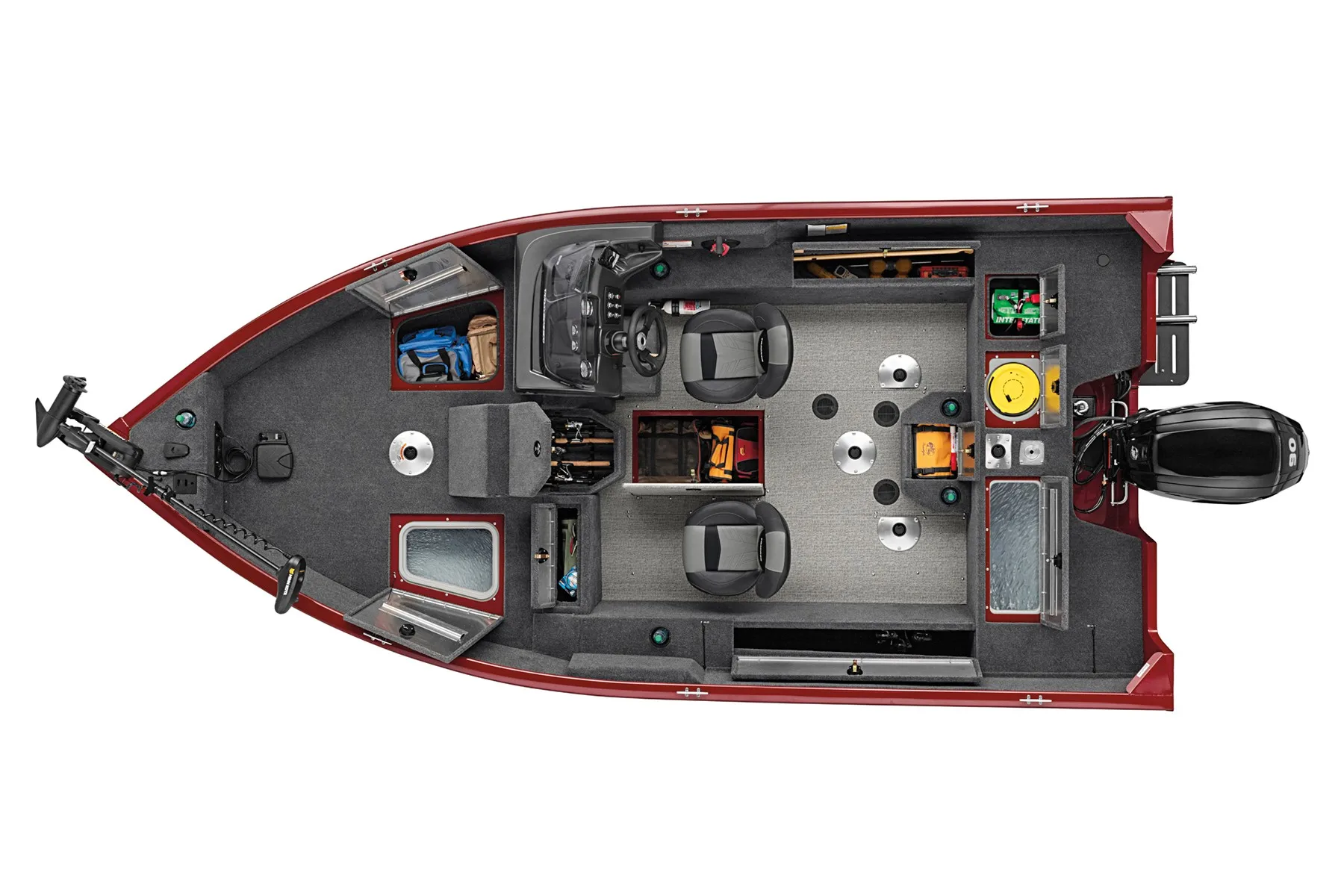 Ecocampor 17 ft Mini Deep V Fishing Bassmaster Aluminum Speed Boats for Sale