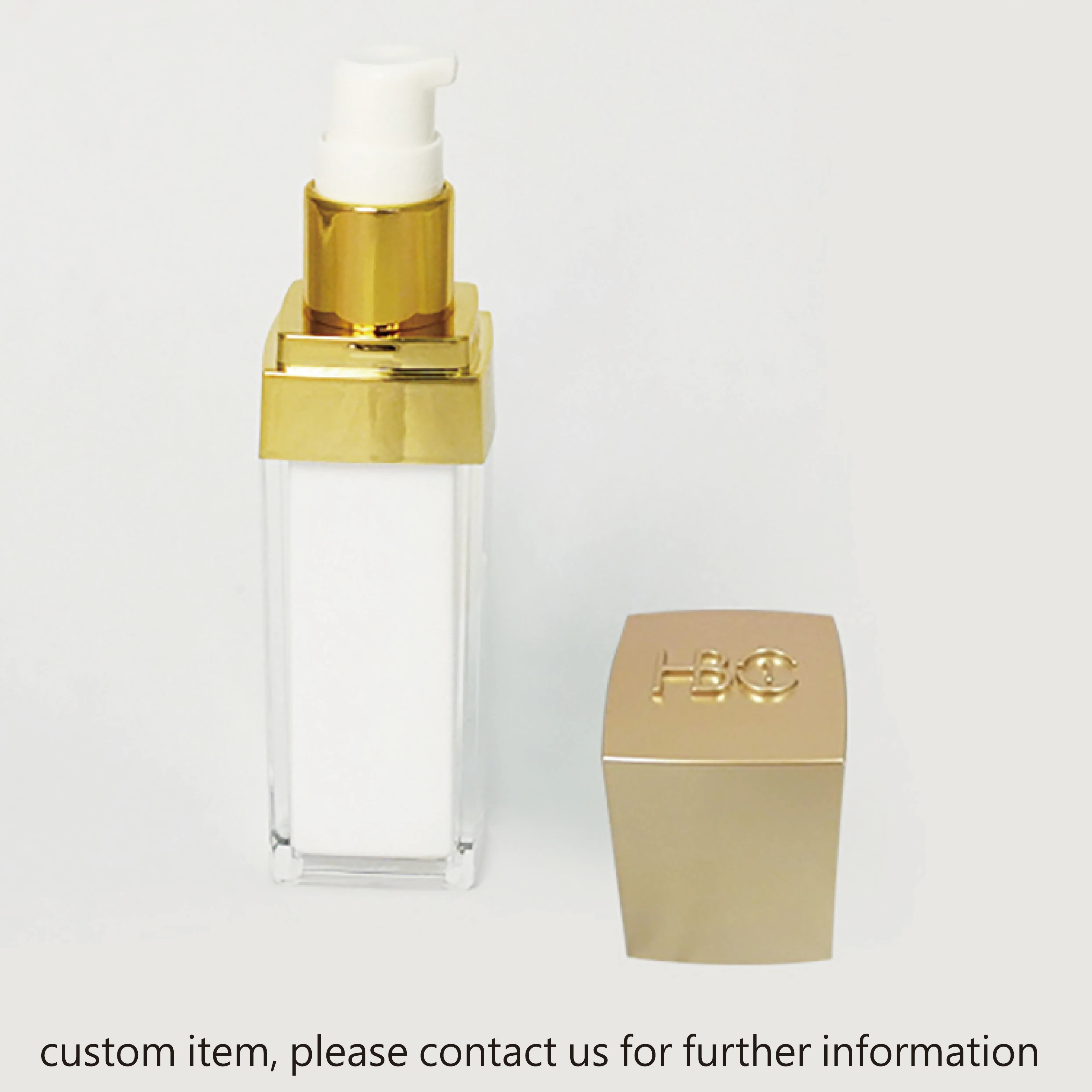  Двухслойная квадратная прямая акриловая Квадратная бутылка производства Тайвань