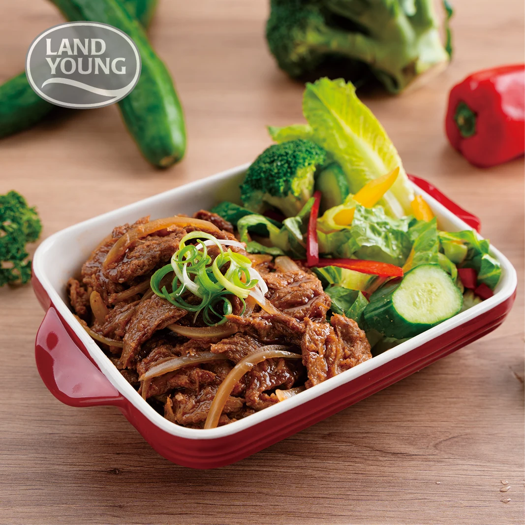 Вегетарианское мясо говядины на основе растений без ГМО (нарезки)