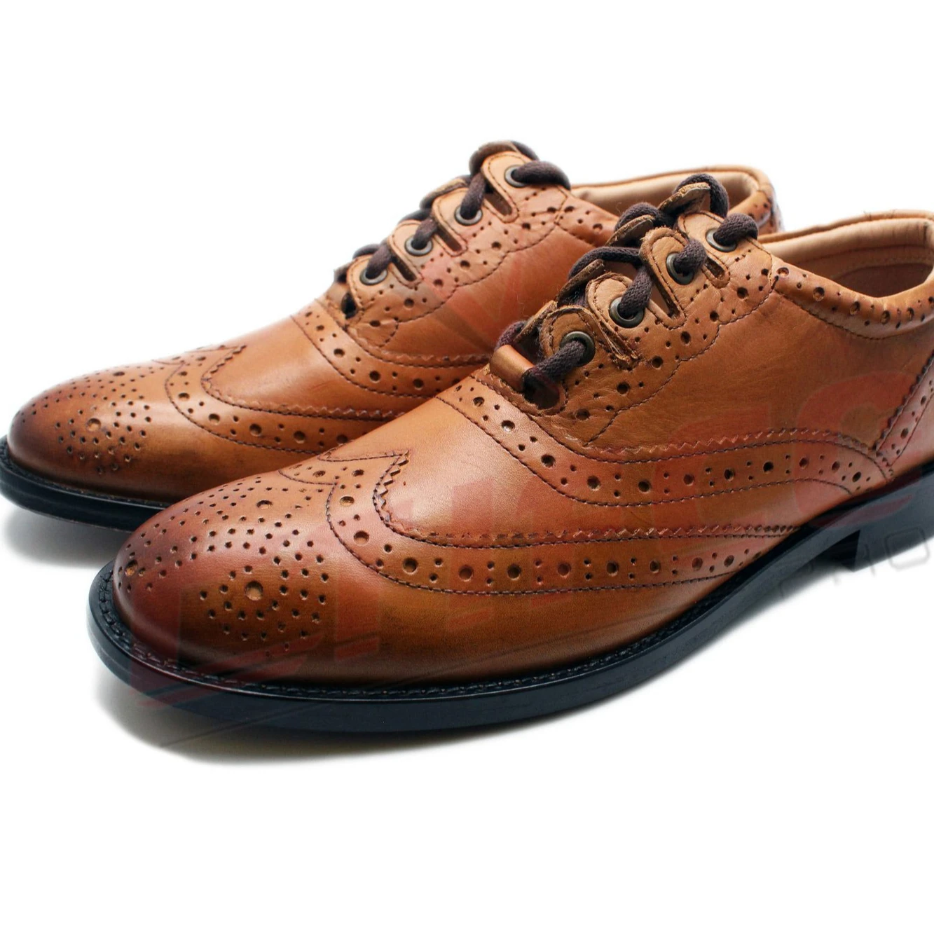 Italy custom hand made brogue oxford leather formal men dress shoes