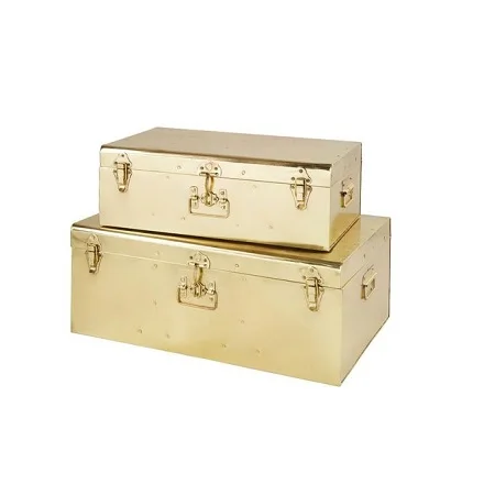 Metal Storage Trunk Boxes For Home Decor Accessories With Finest Quality Clothes Storage Box For Sale