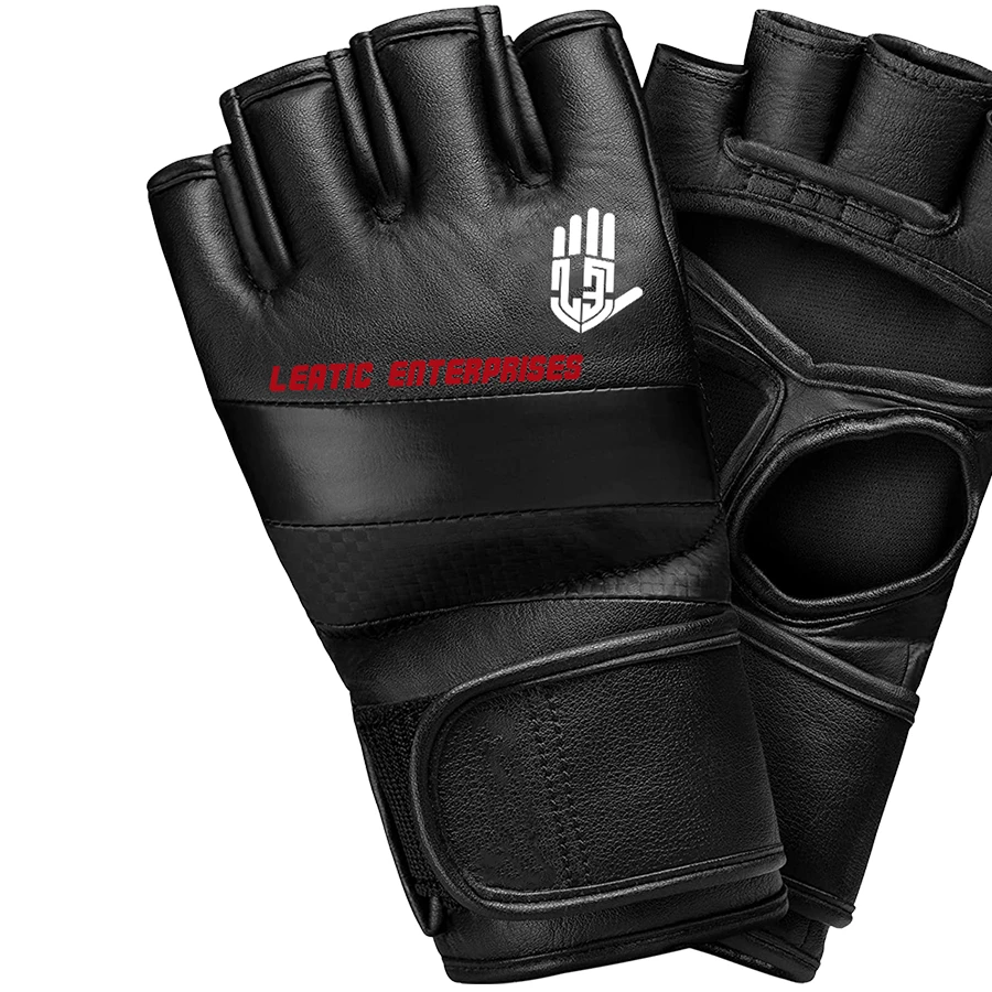 Новый дизайн усовершенствованные кожаные перчатки для взрослых UFC боевые боксерские ММА мужчин и женщин