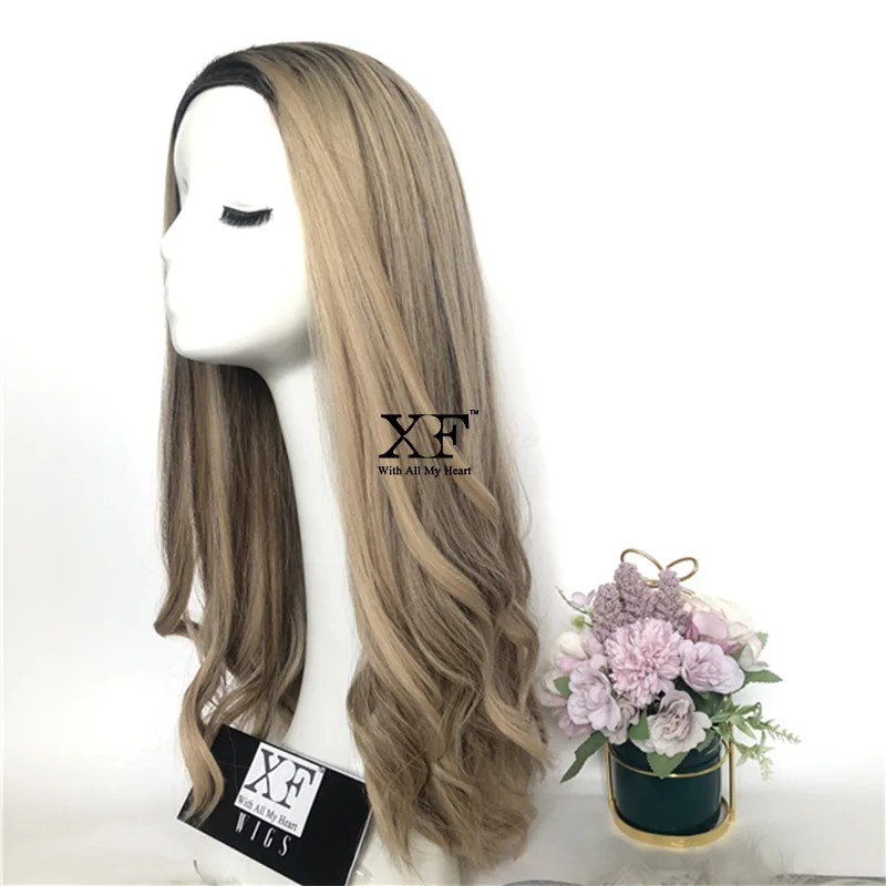 
Wholesale Stunning ASH Blonde 100% European Virgin Hair Band Fall Kosher Wigs For Summer 