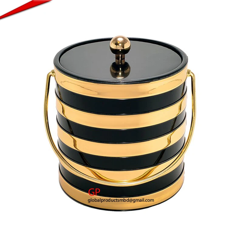 luxury deer antler shape handles ice bucket for bar wine and champagne cooler party weddings