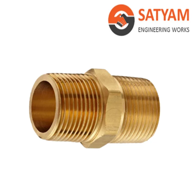 Top Quality Brass Hex Reducer Nipple For Pipe Fittings Brass Reducing Hex Nipple Brass Fittings for Steel Pipe/Reducer Nipple