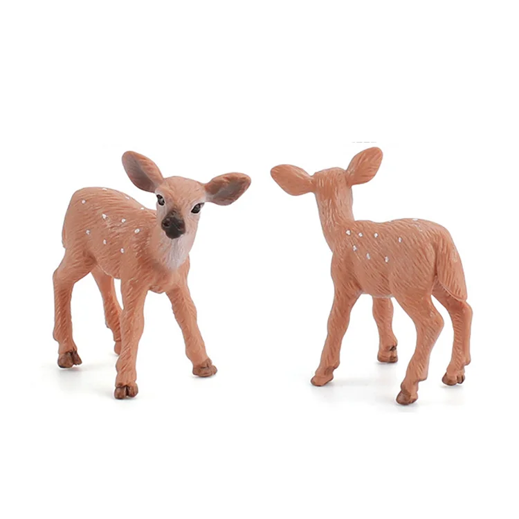 Hot sale Table Decoration Woodland Figurines Toy Hollowl  White-Tailed Buck Toy Wild Forest Animal Mode