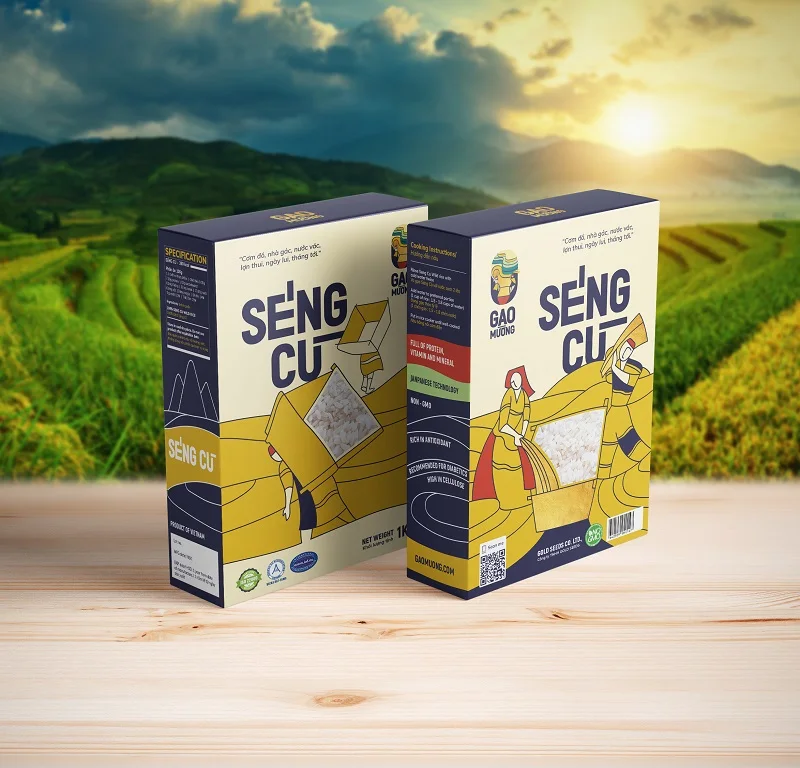 Organic black brown rice, high quality Vietnamese goods, best seller in 2021