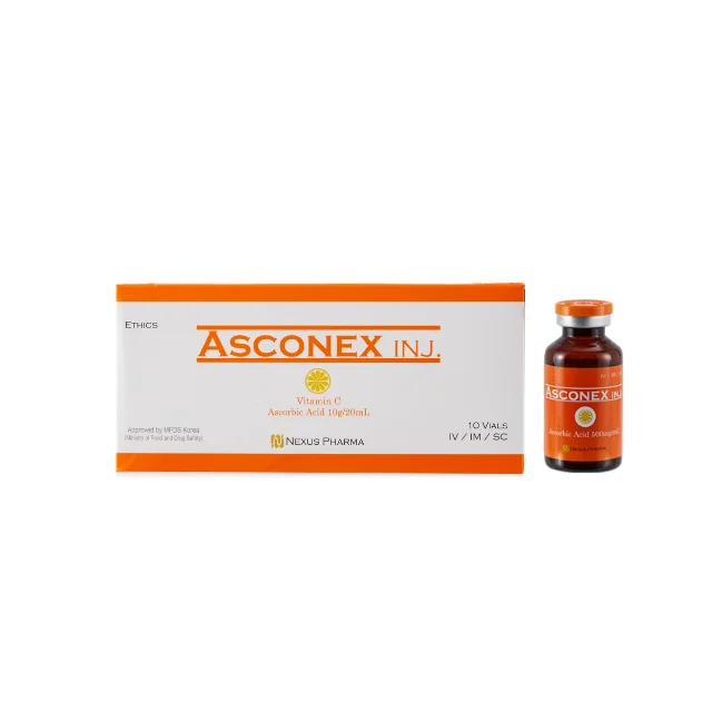 
Asconex ascorbic acid high quality skin whitening vitamin C injection 