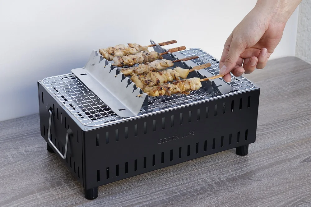 Hibachi Grill For Outdoor BBQ Grills Charcoal Japanese Yakitori Grill Steel Material