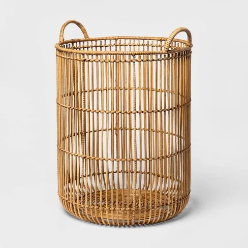 Wholesale Rattan Laundry Basket Wicker Storage Baskets Open Woven Rattan Laundry Basket 0084947900124