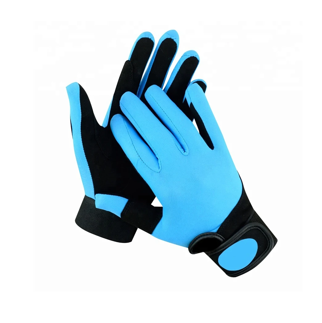 
Professional Customized Pattern Fashion Design Reversible Quality Horse Riding Gloves 