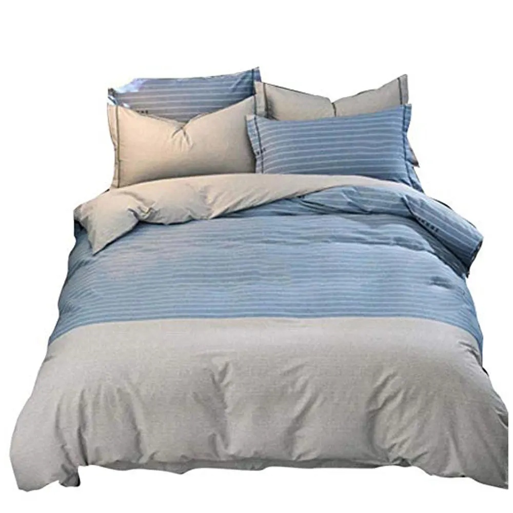 ALLBRIGHT Made Duvet Sateen Fabric Duvet Cover Set Bed Sheet Sets PERCALE T300 100% Cotton OEKO-TEX STANDARD 100 Printed 4 Pcs