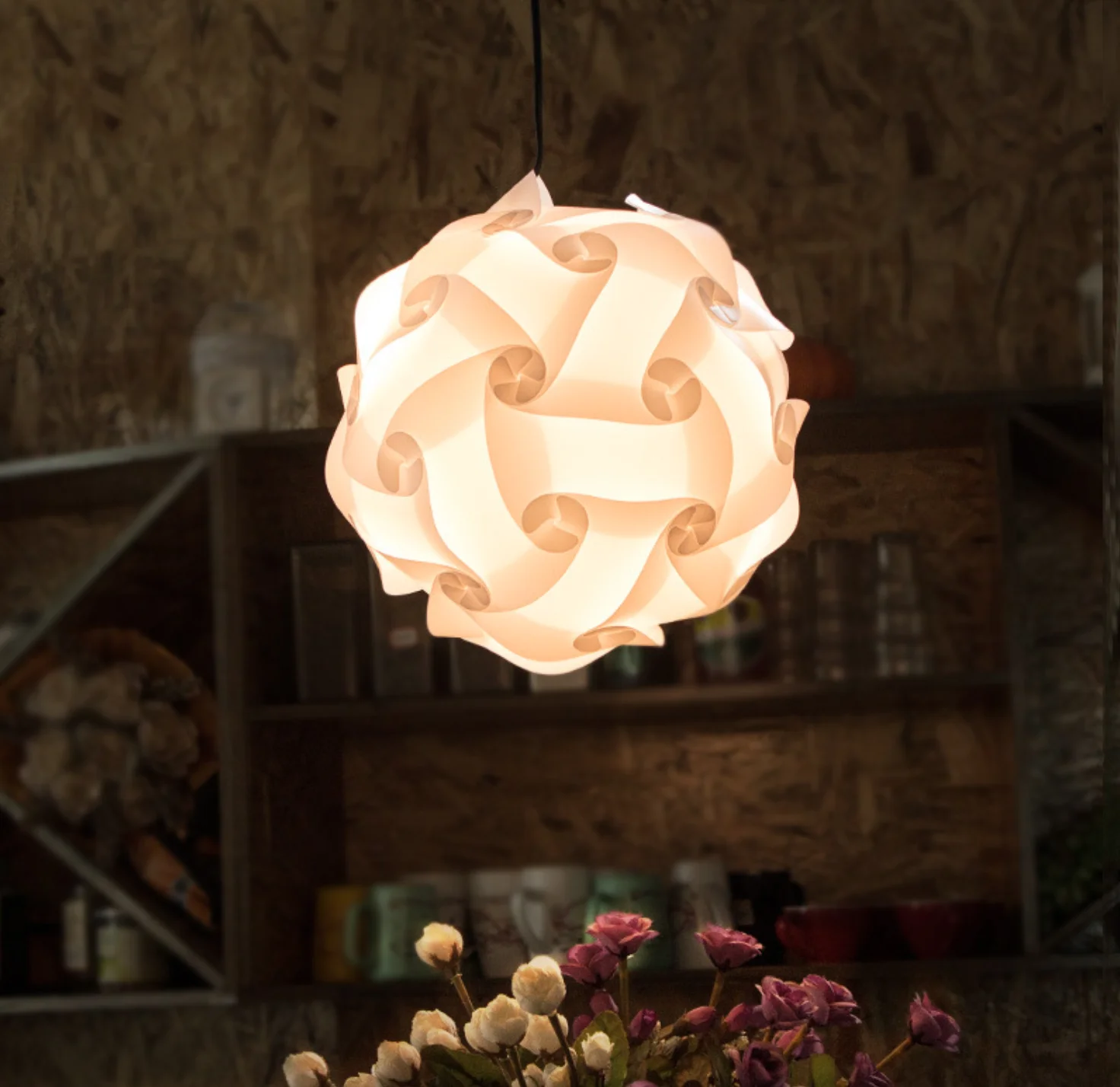 
DIY Puzzle Lamp Shade - Modern IQ Light in 30 Pieces min. 