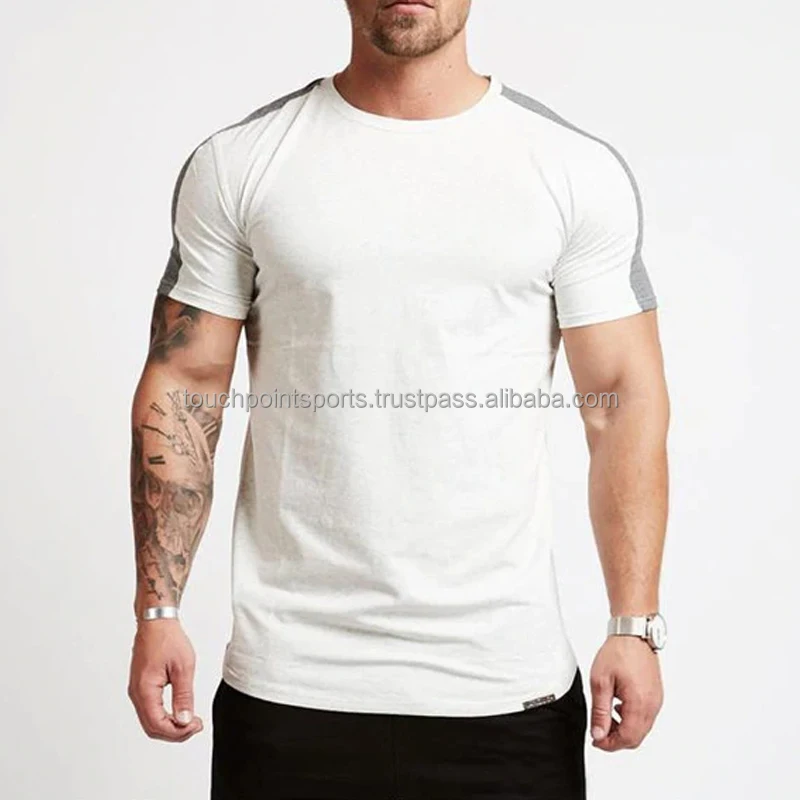 220gsm Combed cotton tshirt for men heavyweight t-shirt short sleeve men tee shirt