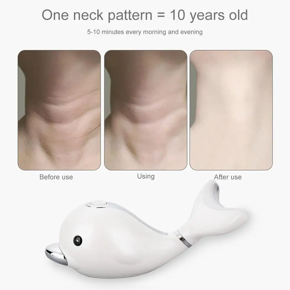 3 вида цветов Led маска для лица массажер для шеи Фотон Отопление терапия Уход за кожей лица удаления морщин машина для уменьшения двойного подбородка, подтяжка кожи