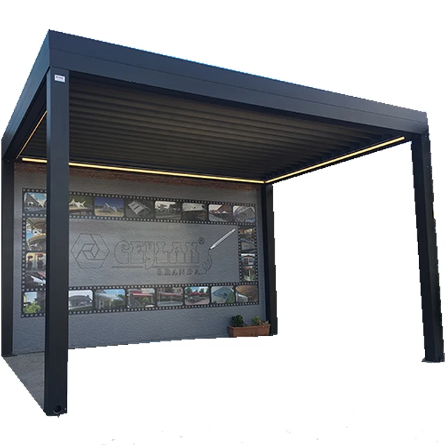 Pergola Canopy Pvc Pergola Canopy Patio Wood Pergola Chinese Style Timber Waterproof Customized Frame Sensor Outdoor Roof Garden