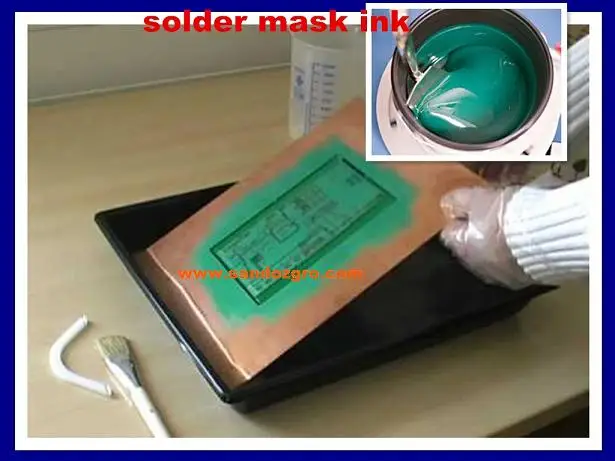peelable protection solder resist screen printing ink for pcb
