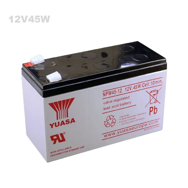 NPW45-12 45w 7.5ah 12v acid lead for ups battery