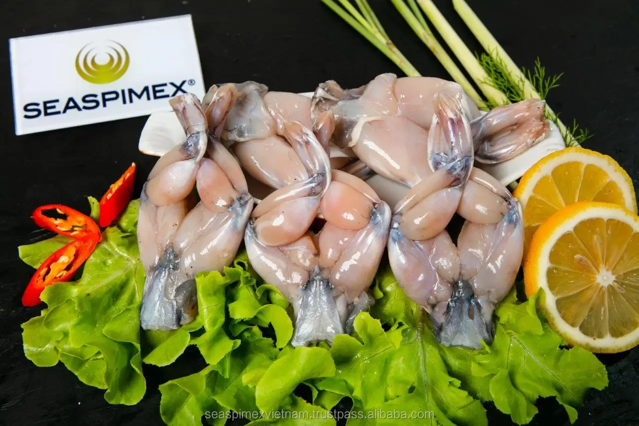Жевательные Замороженные ножки лягушки IQF/IWP-чистый и хороший продукт, вьетнамская компания для выпускного вечера