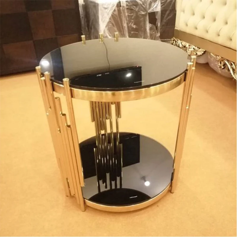 Modern Round Living Room Tables with Glass Top