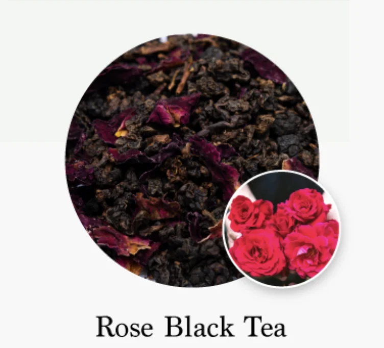 100% Natural Rose Petal Tea with professional production