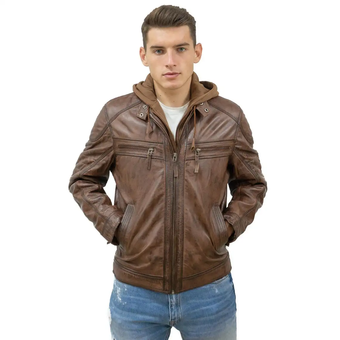 Genuine Leather Jacket For Men, Leather Coat Lambskin