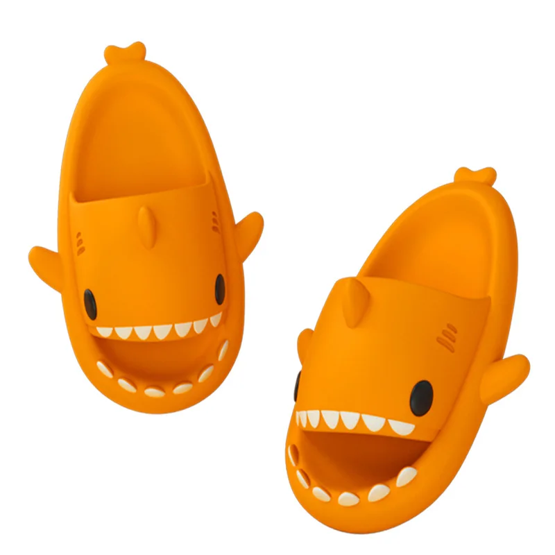 New 2022 Summer Water Shark Slippers Adult Couple Funny Indoor Slides Slippers pvc Cartoon Home Slippers