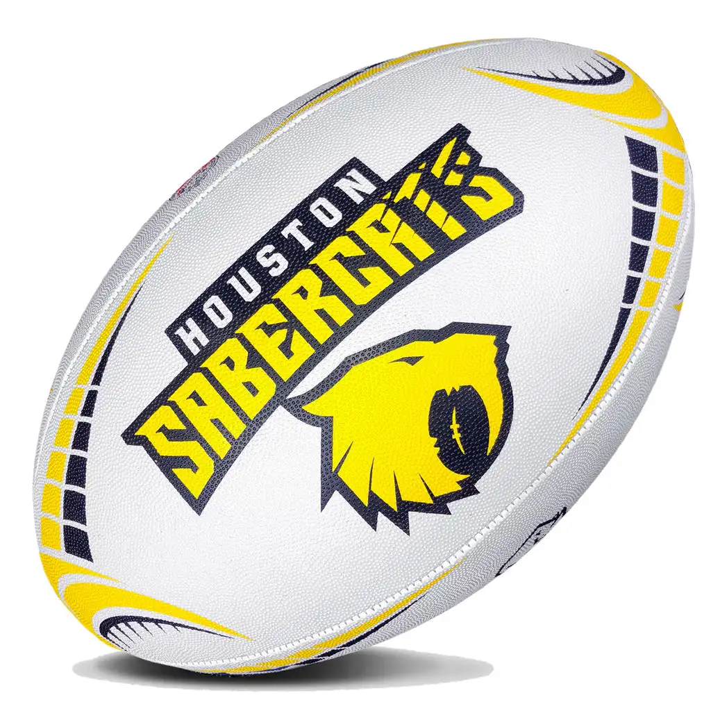 Custom Printed Rugby Balls - Custom logos, printing and colors - 100% Bespoke design. Promotional, training & Match Rugby Balls