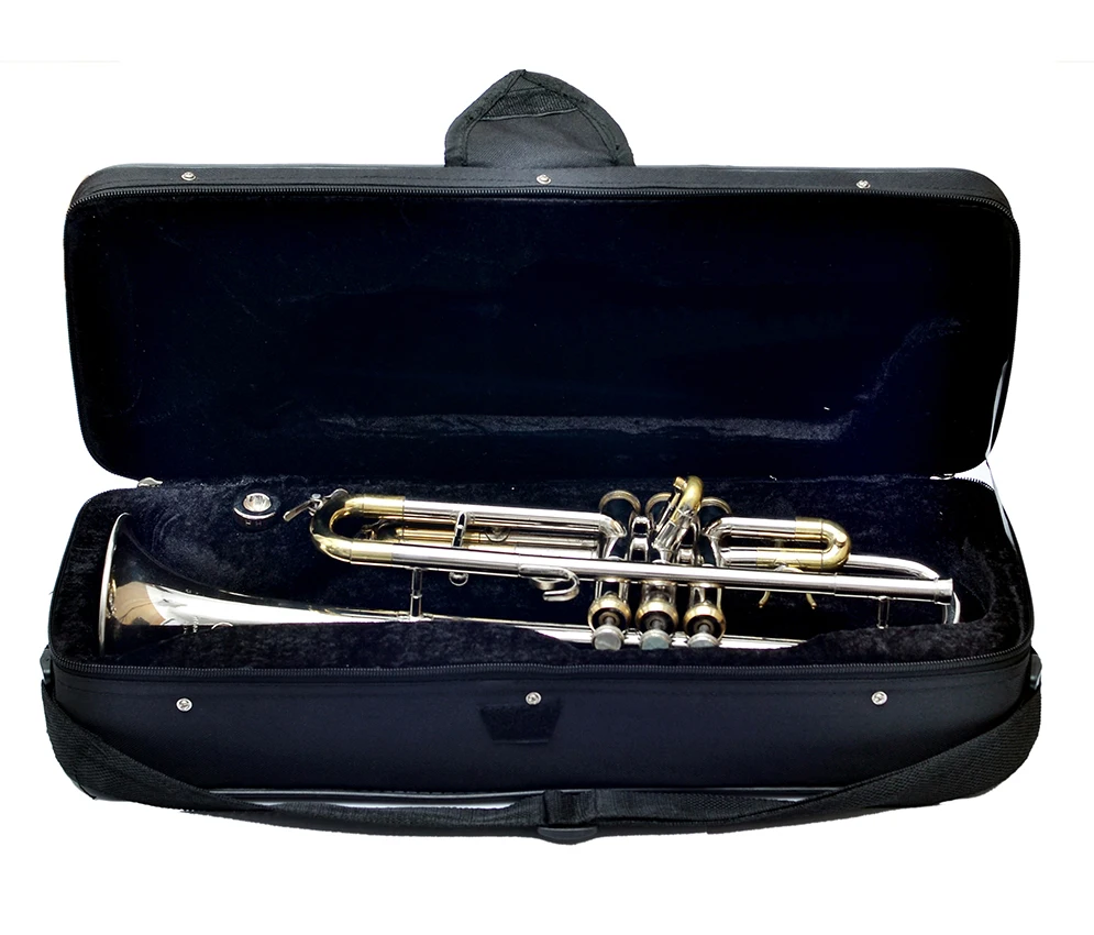 NASIR ALI New Professional Trumpet Brass Nickel  Bb Pitch Premium Quality With Include Hardcase And Mouthpiece