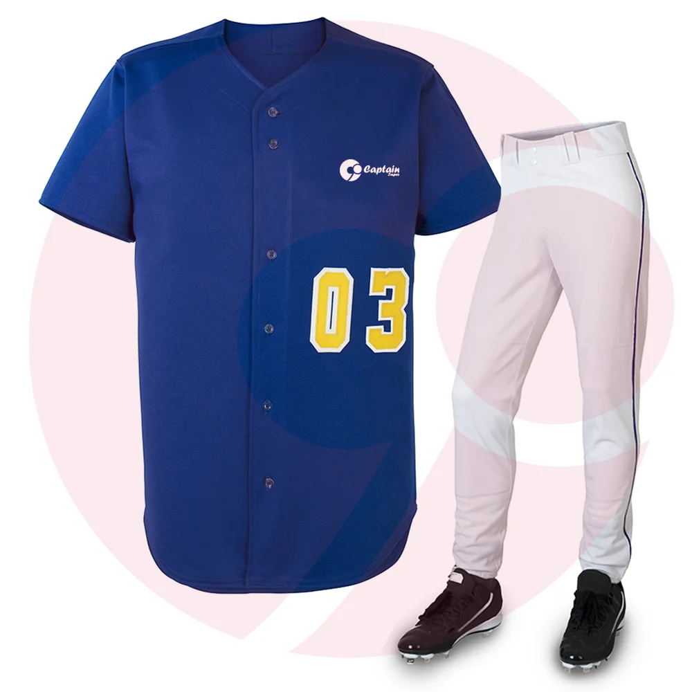 
Design Your Own Logo Baseball Uniform With Name Number XL Size Baseball Jersey And Pants Sets For Men 