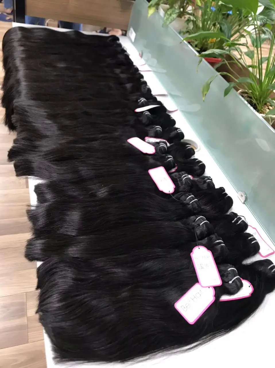Weft Bone Straight Hair Bundles Human Hair Extension to make premium jazzy hair extensions
