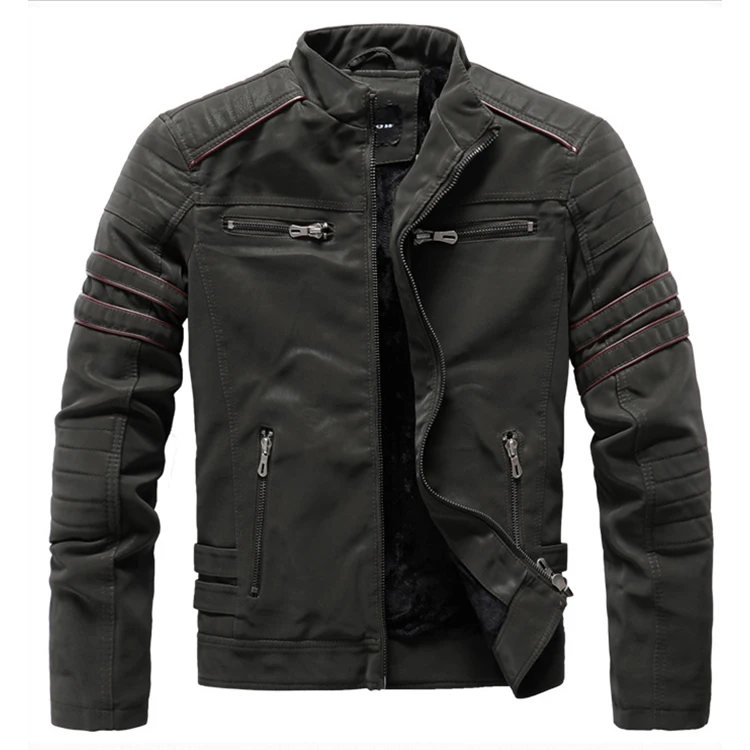 Новое поступление мужской свитер высокое качество модный дизайн куртка из искусственной кожи мотоциклетная кожаная для мужчин