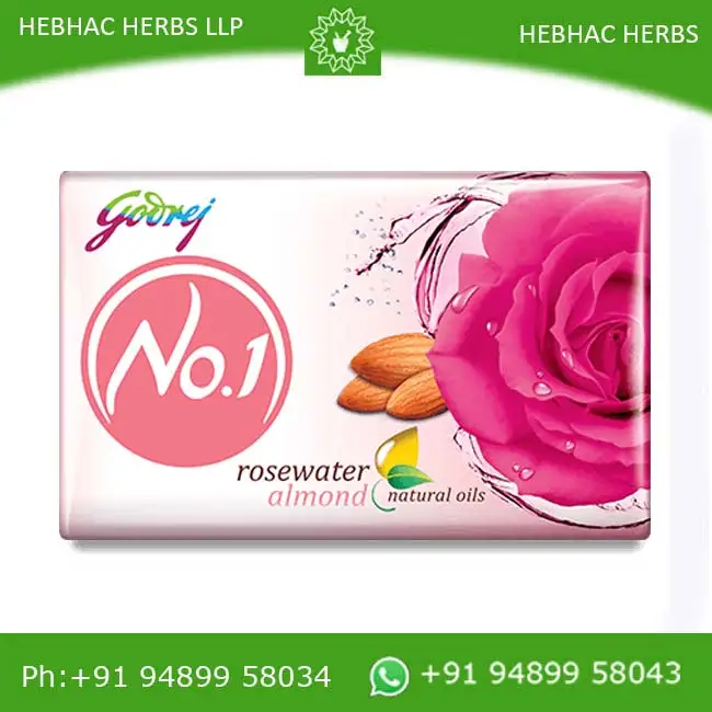 Rosewater Almonds Bath Soap Antiseptic and Whitening Bar Soap for Adults Herbal and Nature-Based Ingredients