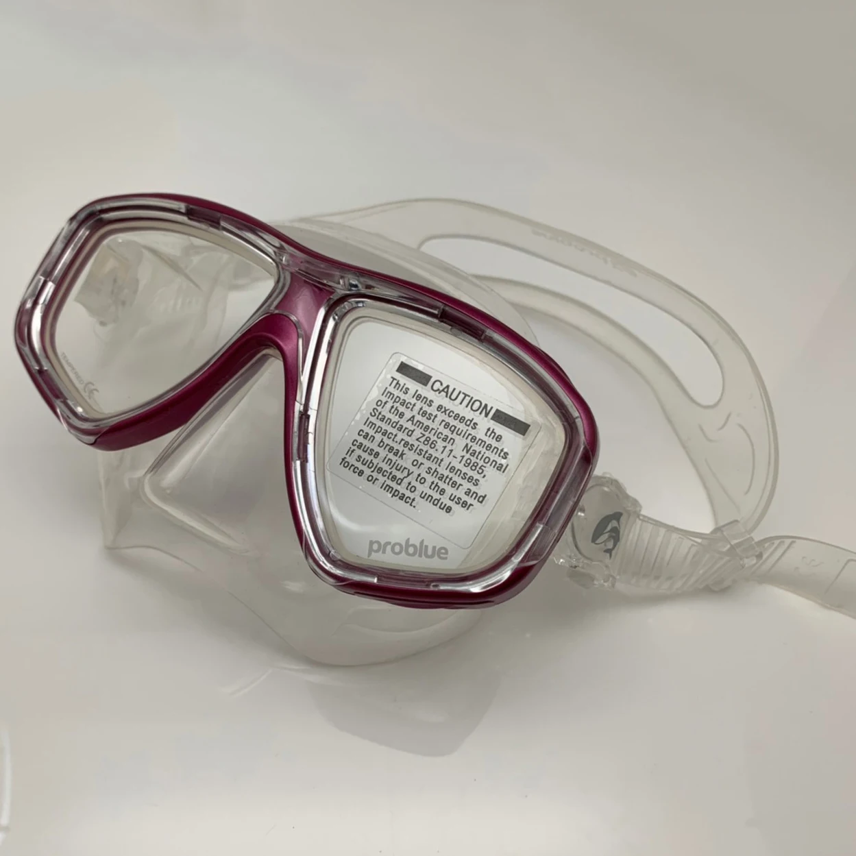 problue MS-252 Liquid silicone is enhanced comfort and perfect fitting dive mask