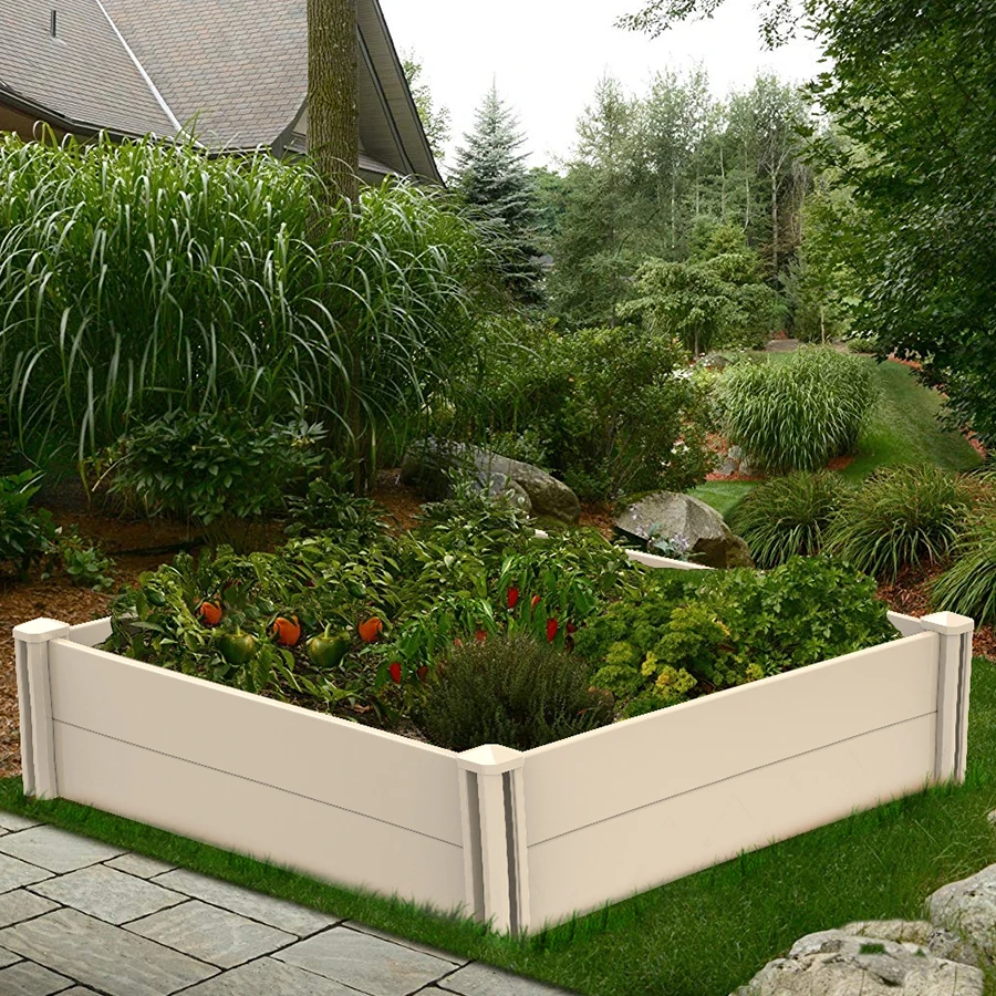Fentech Uv proof PVC raised plastic garden bed
