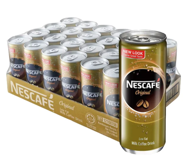Ready To Drink Ice Can Coffee 24x240ml Original/Latte/Mocha/Tarik/Less Sweet from Malaysia