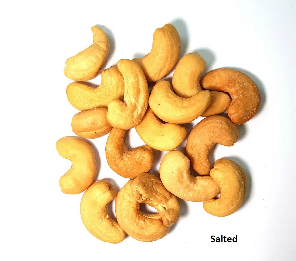 Жареные орехи кешью соленые/несоленые смешанное кокосовое молоко кофе черный перец // вьетнамский