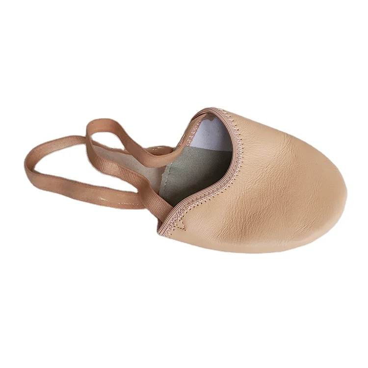 Modern Jazz Ballet Dance Lyrical Half Sole Elastic Belly Shoes Gymnastic Shoes Cow Leather for Boys Girls Women Sizes Pink PK