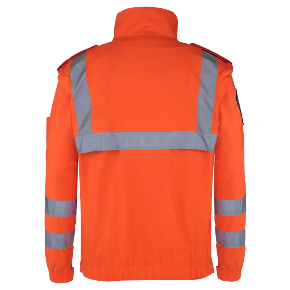  Safety Jacket Construction Reflective Clothes Environmental High Visibility Work wear