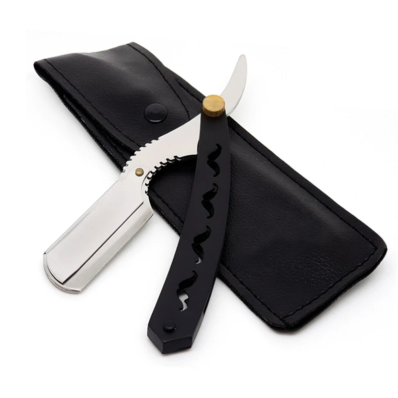 
2021 складные бритвы из нержавеющей стали, частная торговая марка, прямая бритва, сменные лезвия для парикмахерской 