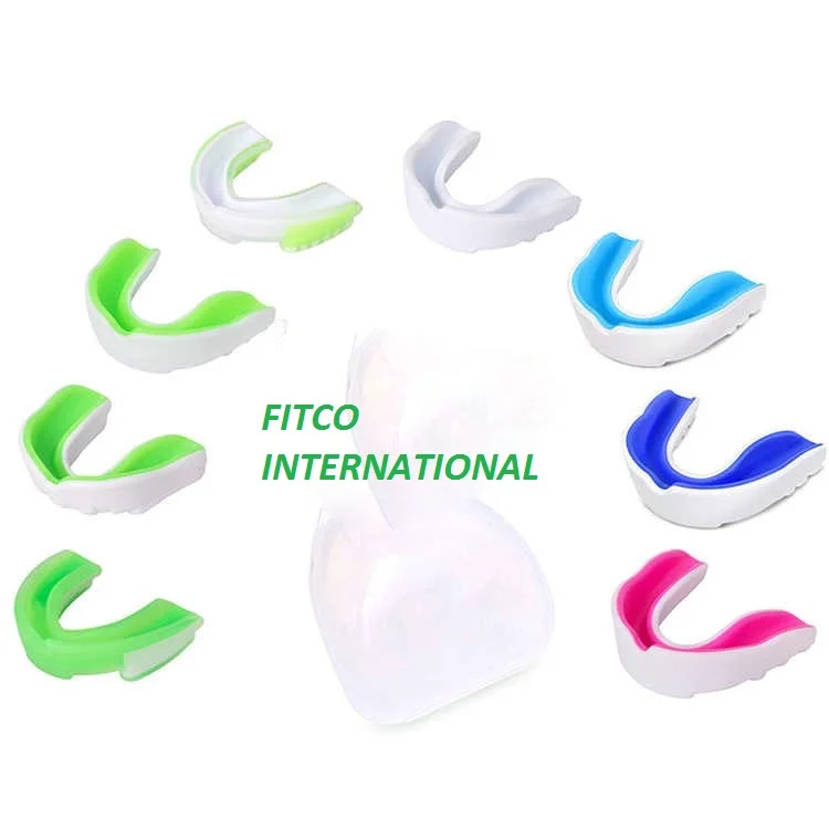 Excellent Quality Eva rubber football mouth guards with lip Mouth guard Customized