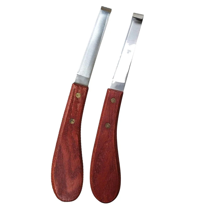 Swiss Hoof Knife Oval Shaped Loop Farrier Horse Trimming Veterinary Sharp Blade Horse Care Horse Hoofs Knifes