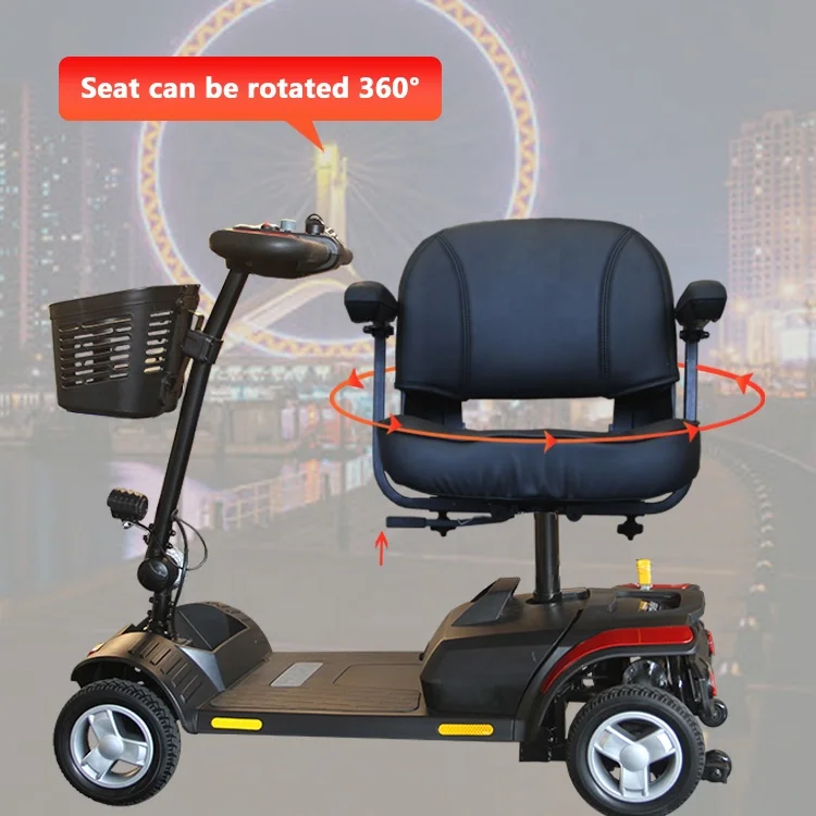 Китайский скутер 2021 безопасный для пожилых людей с ограниченными возможностями различные моторизованные складные скутеры 4 колеса Электрический мобильный в Дубае