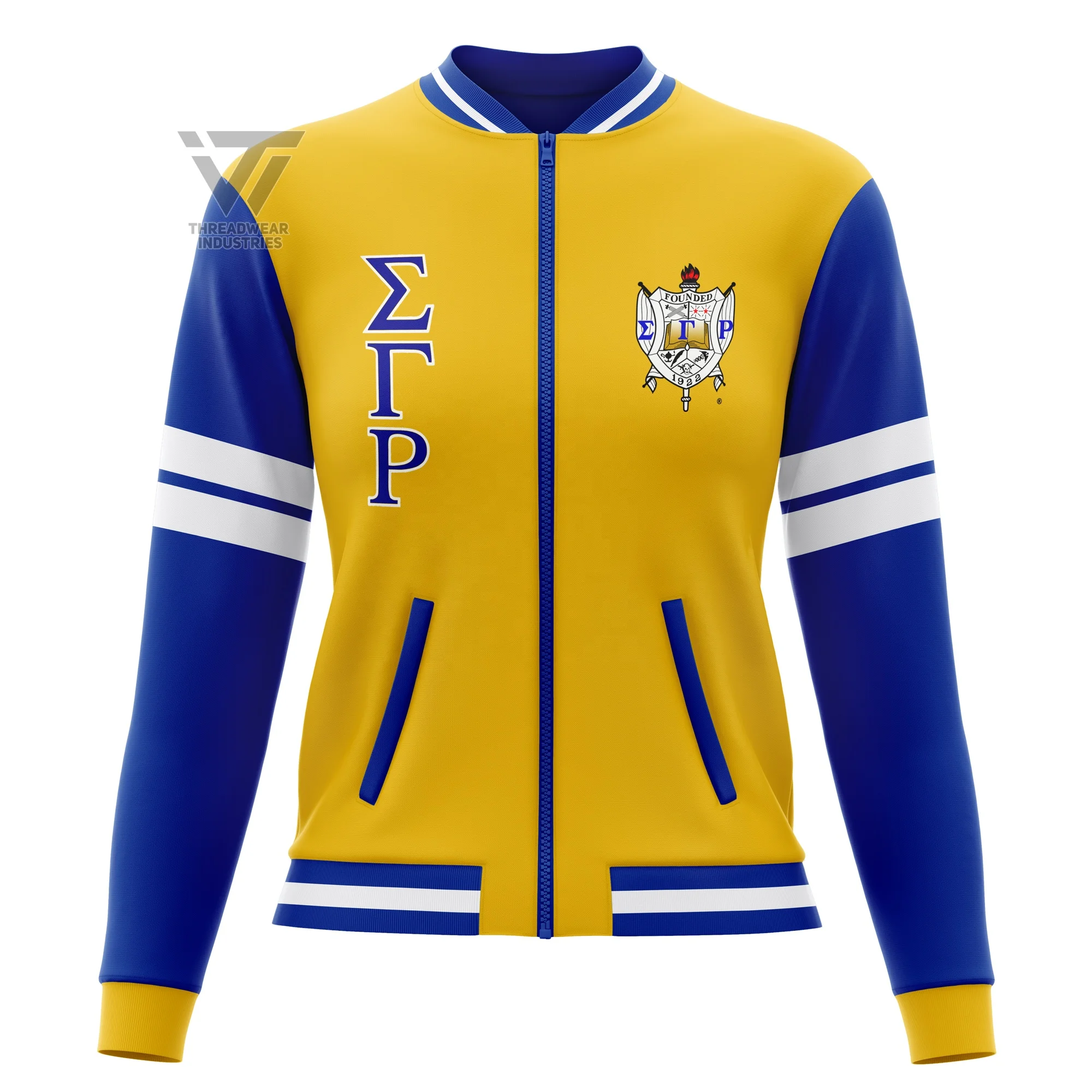 Куртка-бомбер с вышивкой Sigma Gamma Rho Sorority
